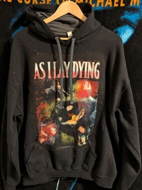 Custom Sewn "As I Lay Dying" Hoodie - Emo Metal Music